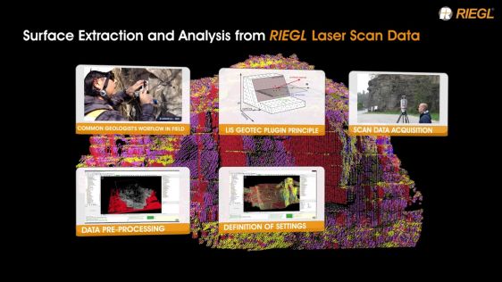 RIEGL扫描数据的表面提取与分析