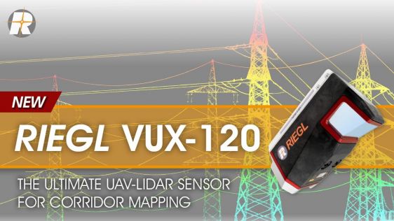 RIEGL VUX-120无人机激光雷达传感器用于走廊测绘
