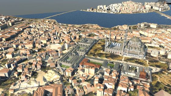 伊斯坦布尔的三维城市模型