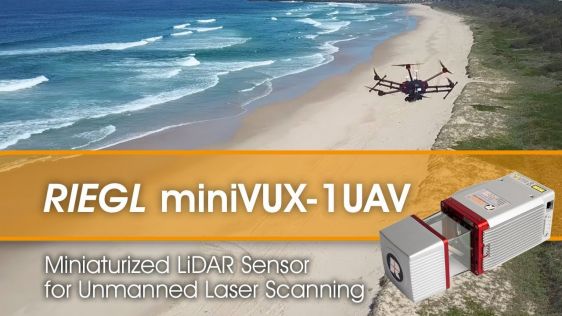 RIEGL miniVUX-1UAV激光雷达传感器与DJI M600集成