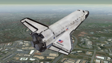 简化了航天飞机“发现”的高分辨率3D模型