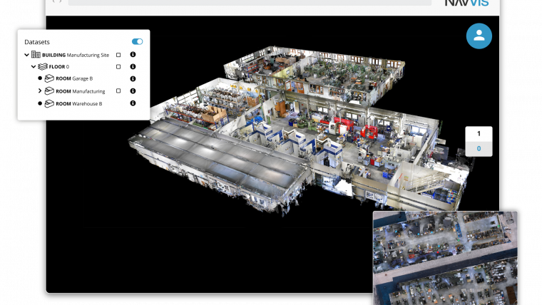 NavVis IndoorViewer:选择和下载大点云的部分