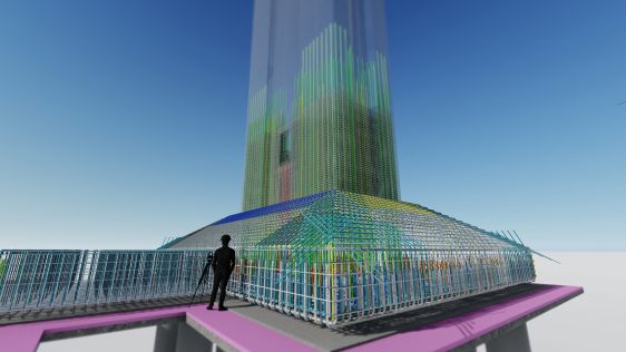 空间数据和施工的合并世界