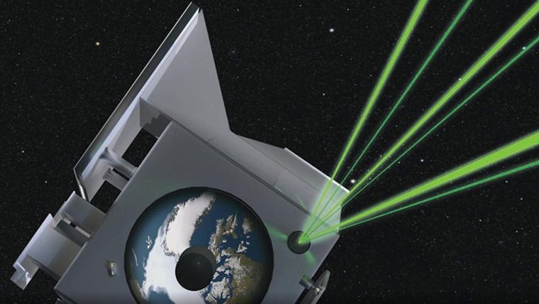 美国宇航局IceSat-2卫星测量冰盖并绘制高度图