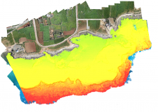 从无人机图像和机器Le深度测量法arning