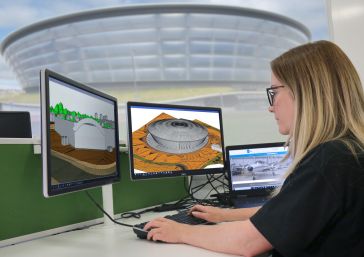 蓝天3D模型支持格拉斯哥的再生和数据集成计划