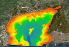 采用卫星深度测量法测量牙买加’s Coastal Waters