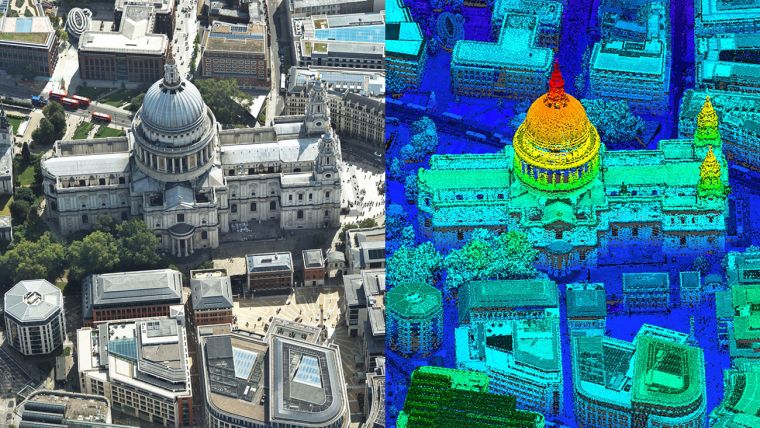 Bluesky使用徕卡CityMapper捕捉英国城市的3D