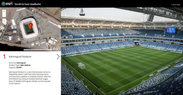 Esri and DigitalGlobe Provide Unprecedented View of World Cup