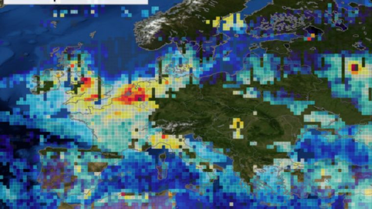 Sentinel-5P大气数据处理开始