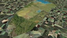 蓝天航拍图像凸显自然在应对气候变化中的作用