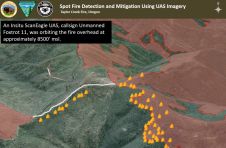 原位扫描鹰无人机帮助抑制野火