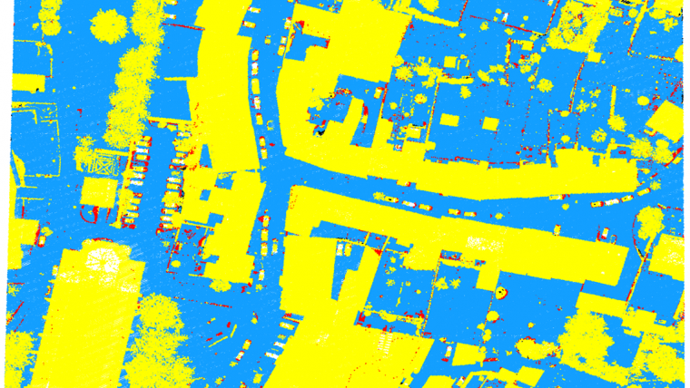 Deep Learning for Ground and Non-ground Surface Separation