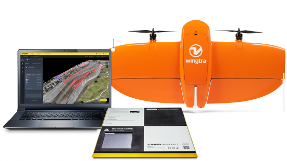 推进器Aero和Wingtra为AEC Industry提供无人机调查