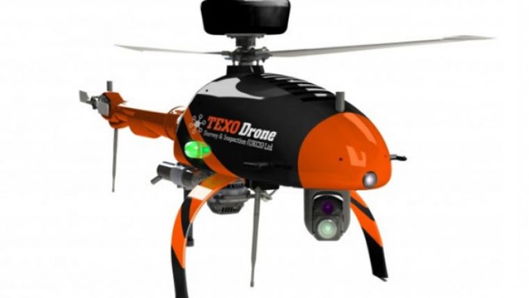Texo DSI Adds Long Range Unmanned Helicopter for Ocean Inspections