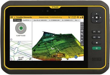 Trimble T7平板电脑提升了施工现场的生产率